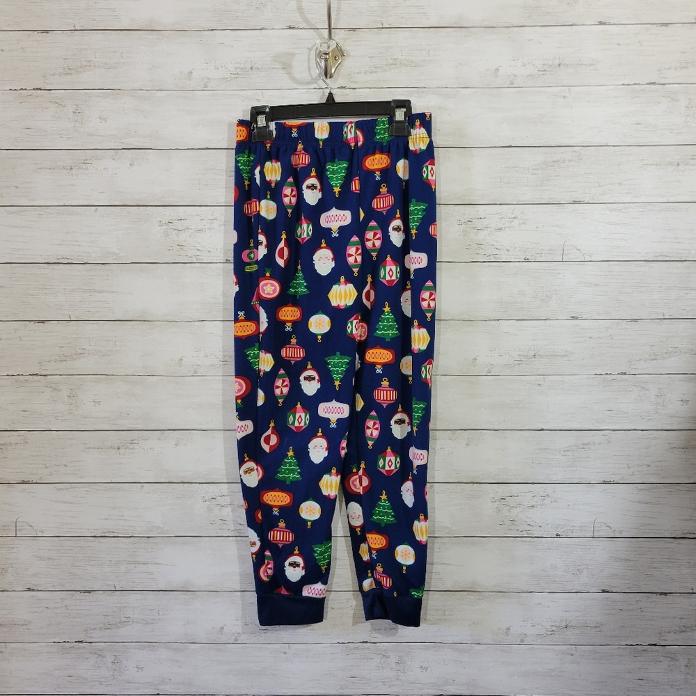 North Pole Kids Christmas Holiday Pajamas Set Unisex Santa Christmas Tree Size 8 - Picture 11 of 15